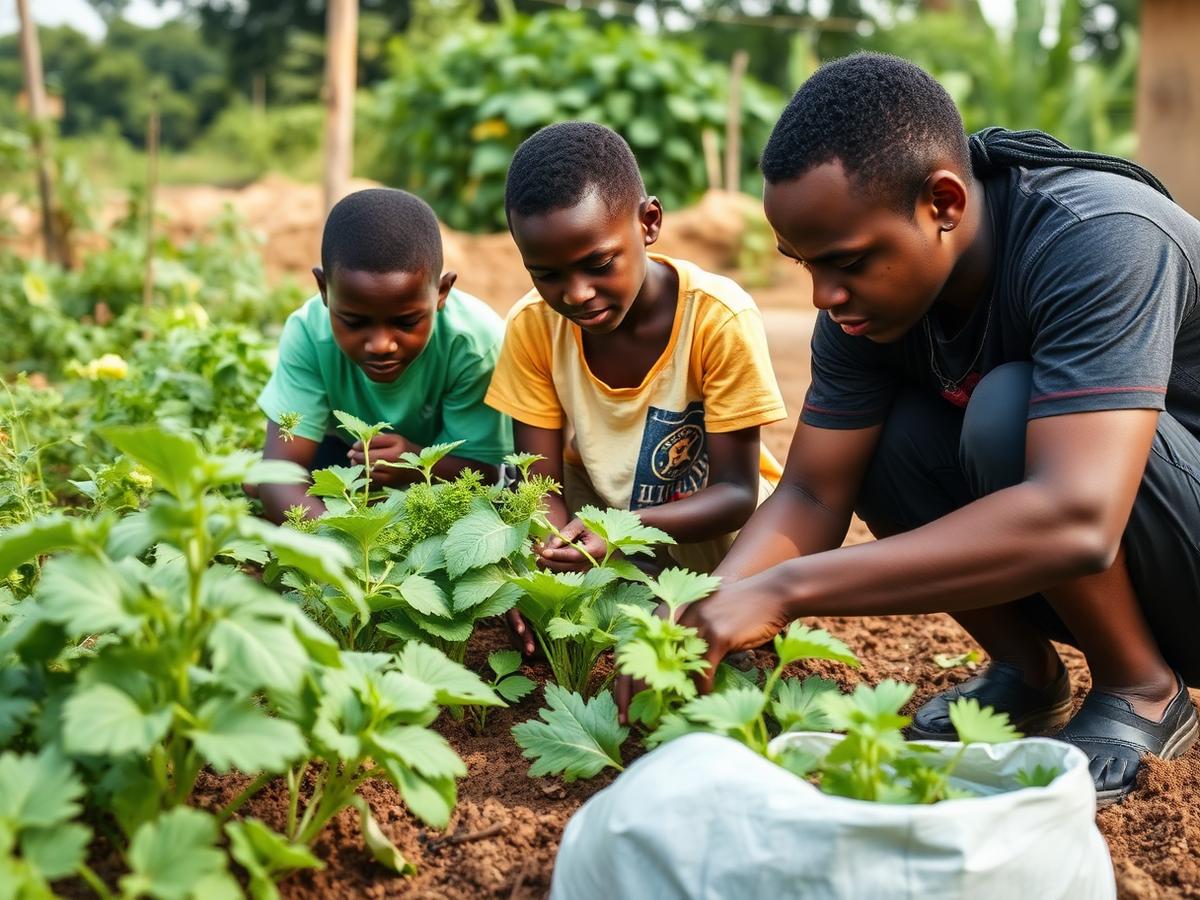 Agriculture & Farming Camps program participants
