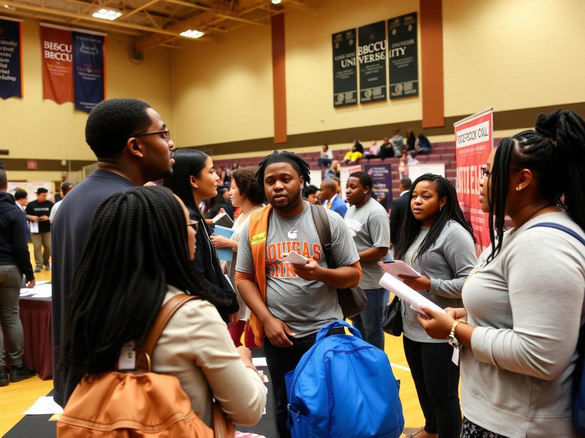 Black College Recruitment Fair program participants
